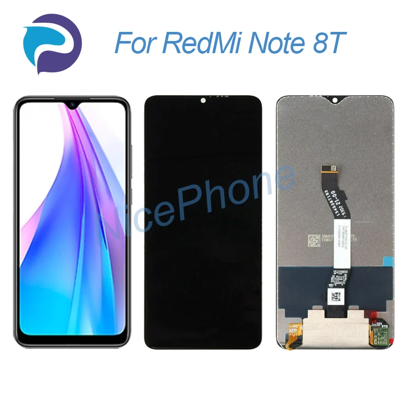 Per Redmi Note 8T Schermo Lcd 6.3 "M1908C3Xg Per Redmi Note 8T Touch Digitizer Assembly Sostituzione
