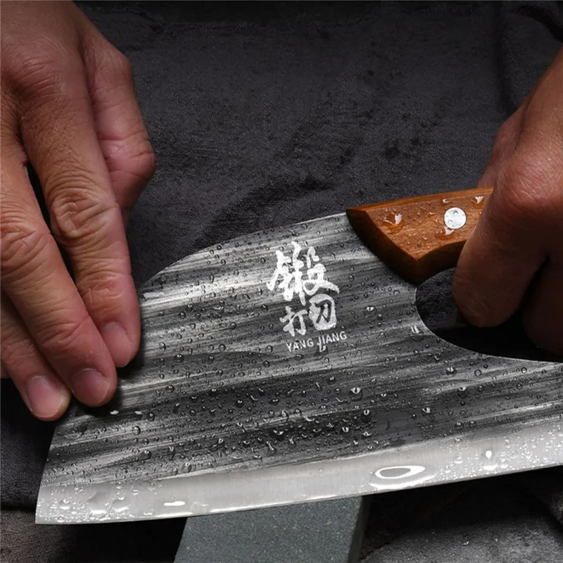 Heavy Chef Kitchen Stainless Steel Knife Labor-Saving Cutting Meat Sharp Knife 24Cm