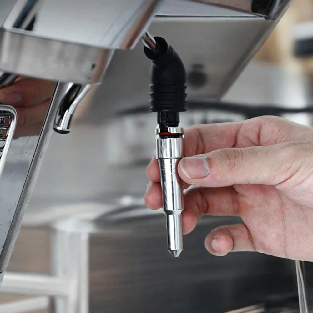 Steam Nozzle Rust-Proof Milk Frother Foam Inner Tube Washable Silicone Coffee Steam Nozzle for Delonghi EC9335 9665 ECAM22.110SB