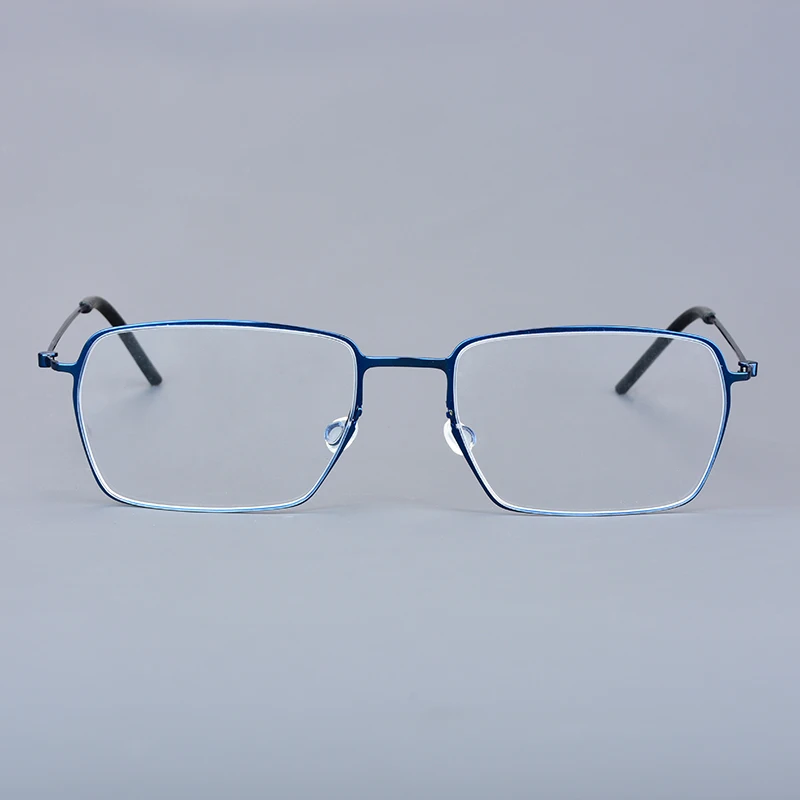 Dänemark Männer Rechteck Brille Rahmen Business Ultraleicht Dünne Titan Brillen Mode Einfache Design 5509 Myopie Brillen Gafas – Detail 23