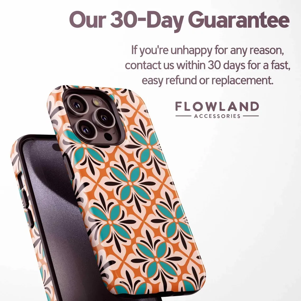 Vintage-Inspired Double-Layer Luxury Phone Case with Graphic Design
