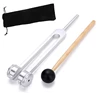Tuning Fork 128 Hz, C-128 Frequency Aluminum Alloy Non-Magnetic Tuning Fork For Healing With Taylor Hammer 1