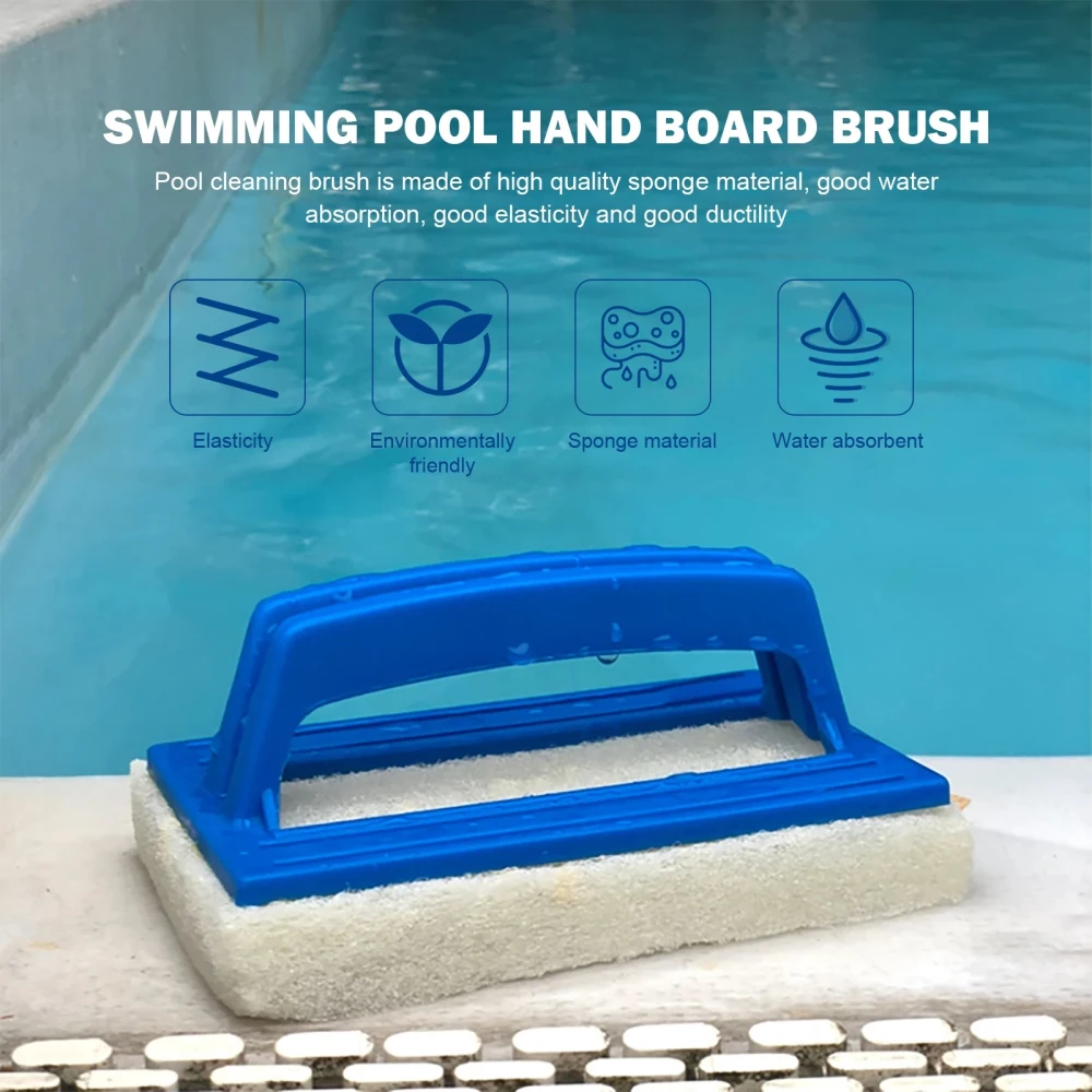 

Swimming Pool Cleaning Multifunctional Efficient Cleaning Durable Material Easy To Use Time-saving Swimming Pool Cleaning Brush