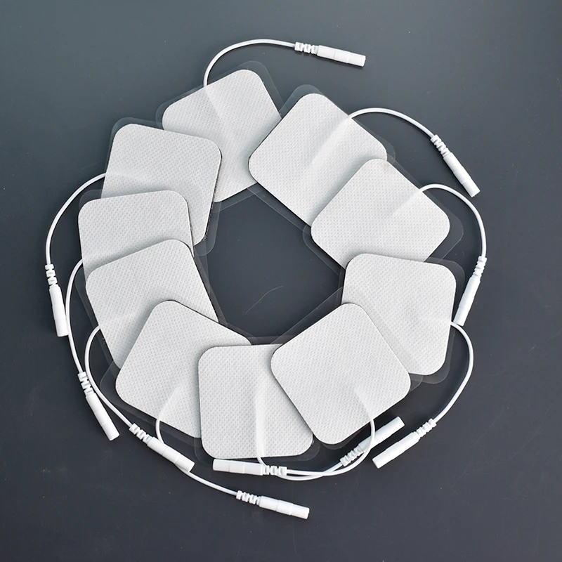 20/10Pcs 5*5cm Electrode Pads Body Massage Patches Replacement for Tens Massagers Machine Electronic Physiotherapy Massager electrode pads