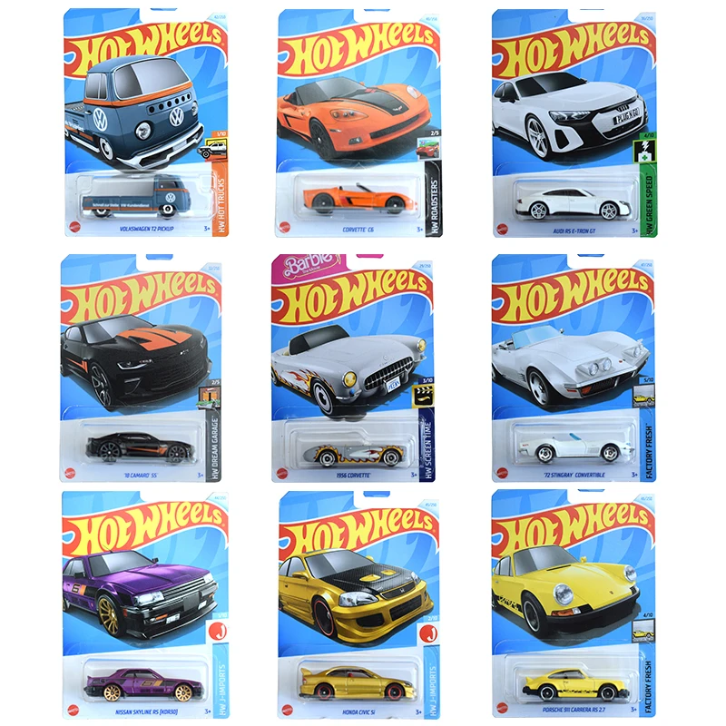

2024 B CASE Hot Wheels Cars HONDA CIVIC SI PROTON SAGA AUDI RS E-TRON GT 1/64 Metal Die-cast Model Collection Toy