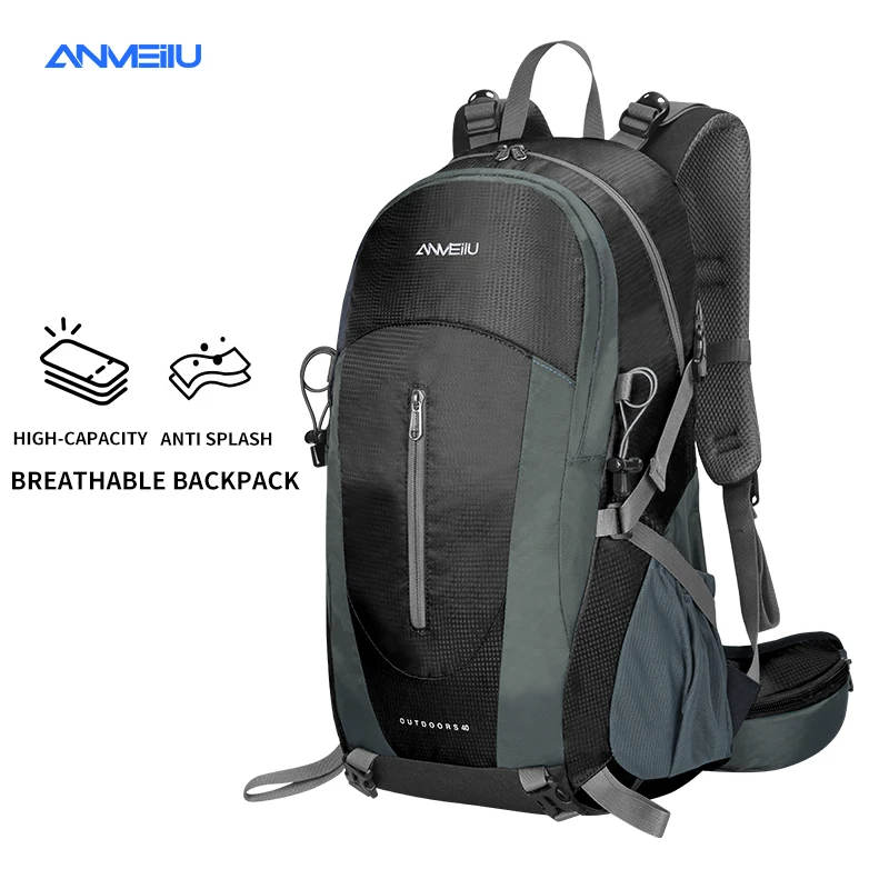 

ANMEILU Outdoor Sports Hiking Trekking Camping Toursim Backpack Bag For Cycling With Rain Cover