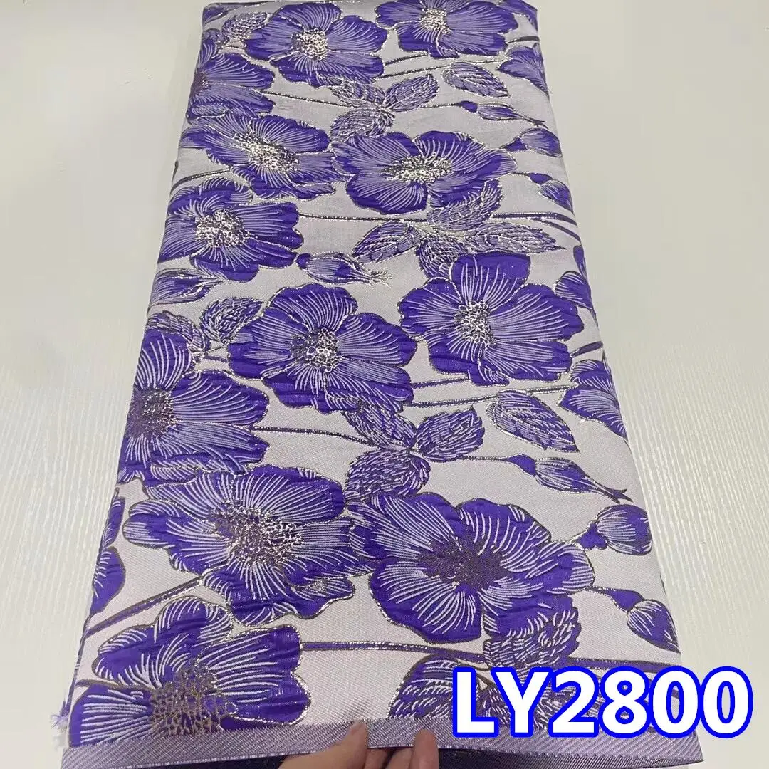 

Nigerian Lace Fabrics 2023 For Women Brocade Tulle Jacquard Fashion African Lace Fabric By The Meter Party Dresses PL2800-1