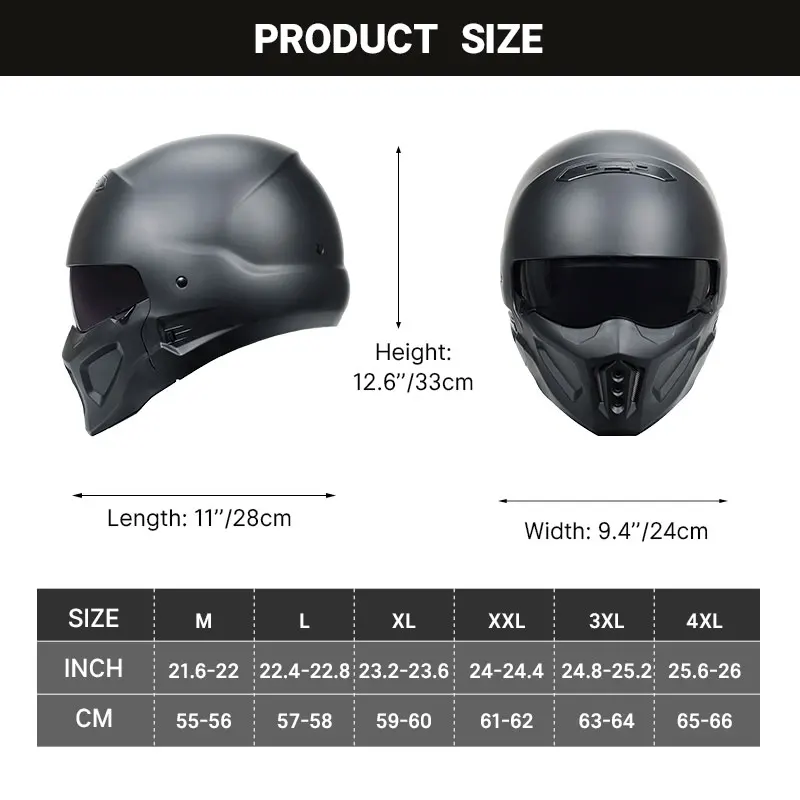 Scorpion　Moped　Combination　Seasons　Lens　for　Helmets　Cruiser　Helmet　Full　Four　Motorcycle　Face　Men　Built-in　Free　Shipping　Scooter