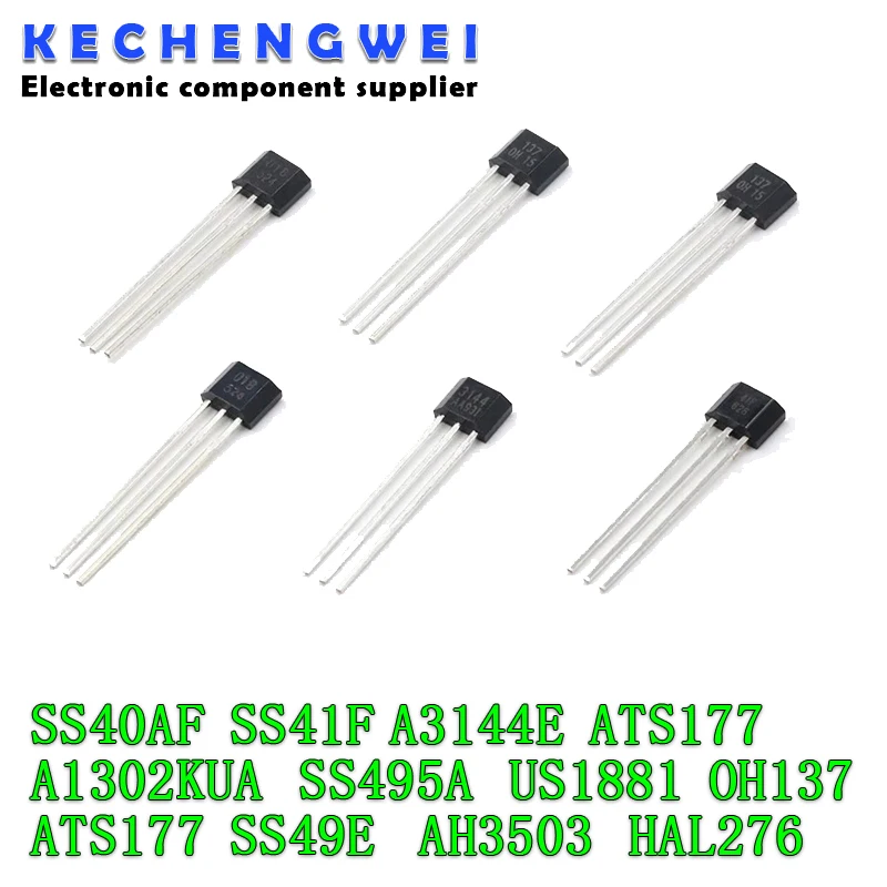 10pcs SS40AF SS41F SS495A SS49E 40AF 41F 495A 49E OH41F SS495A1 Hall ...