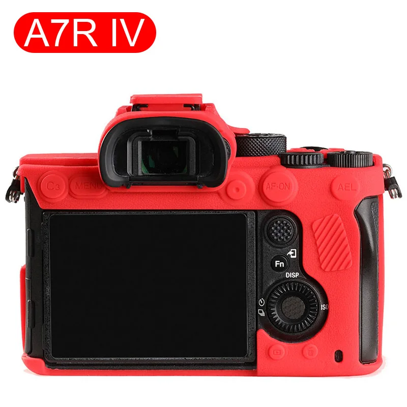 Custodia morbida in gomma siliconica HQ per Sony Alpha A1/A7S III/A7R Mark IV/A7R4 protezione per fotocamera Skin  44