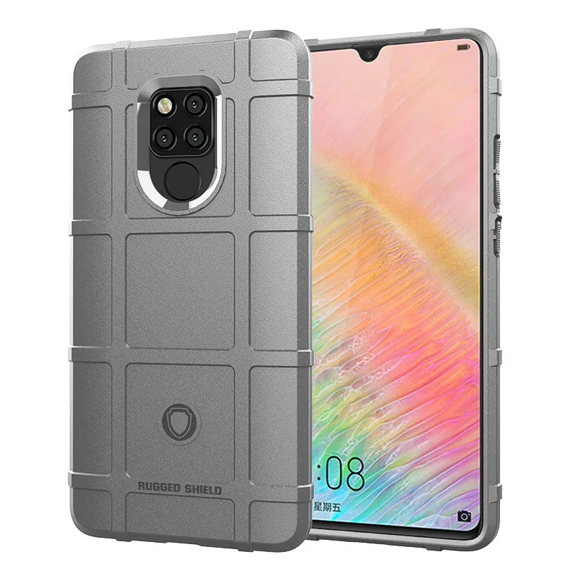 Armor Heavy Phone Case for Mate 20 X Shockproof Matte Rubber Cover for Huawei mate 20x 20 X Soft Silicone Shield Cases 5