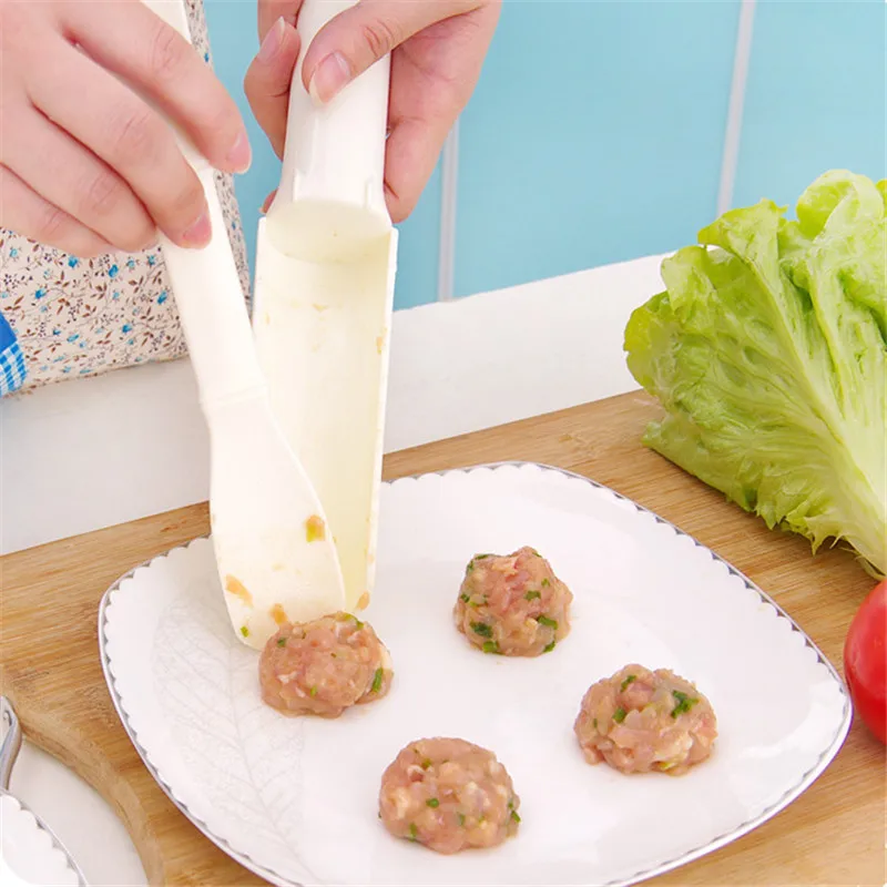1 set of meatball making tools meatball fish burger set tools DIY household cooking kitchen accessories