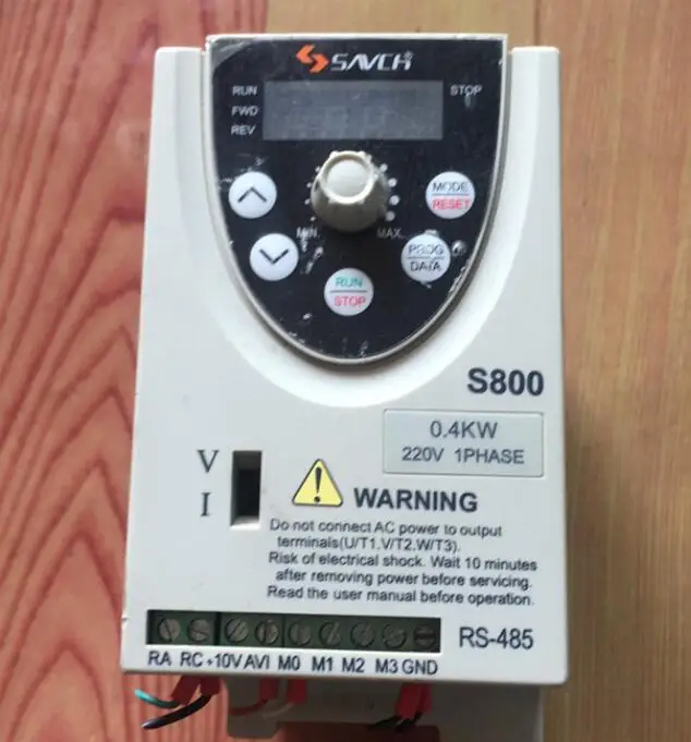 

S800-2S0.4G 0.4KW 220V inverter , Good Working 3 Months Warranty Fast Shipping