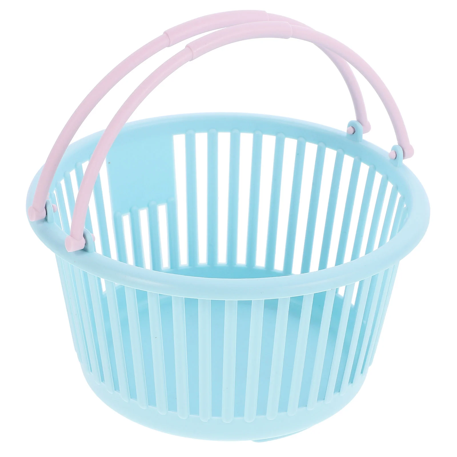 

Fruit Basket Picking Plastic Cherry Handheld Fruits Baskets Picnic Toy Reusable Storage Small Shopping