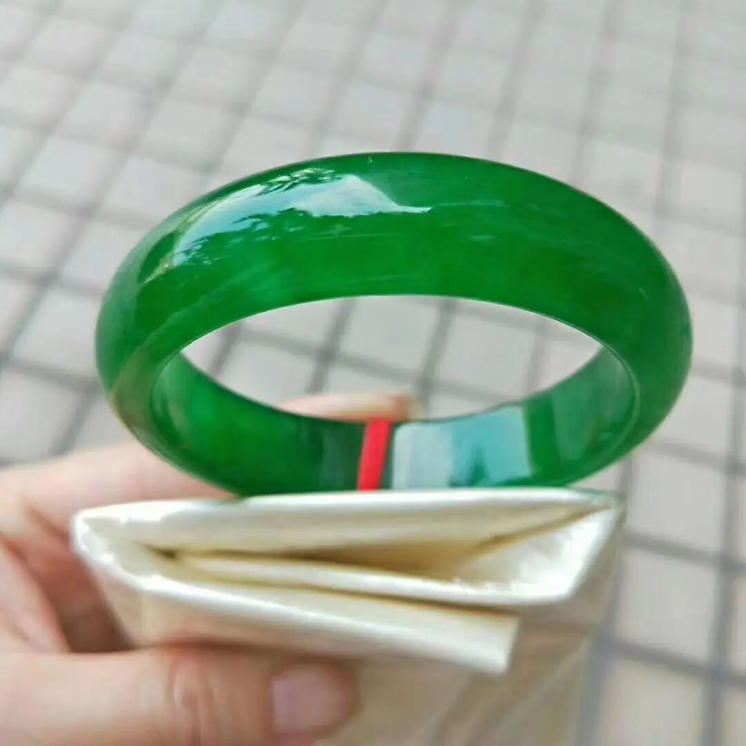 

Zheru Jewelry Natural Myanmar Jade 54mm-62mm bracelet exquisite princess bracelet send girlfriend send mom