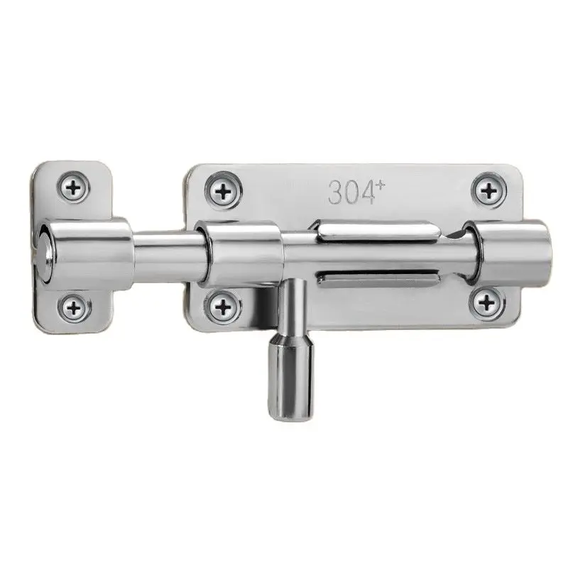 12 Inch Stainless Steel Sliding Door Lock With Padlock Clasp - Security Bolt For Gates, Sheds, Wooden Doors - View #14
