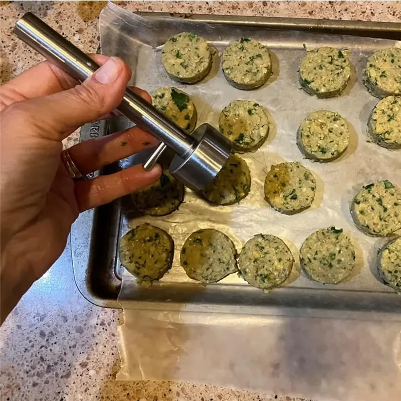 Falafel Meatball Scoop Maker Tools Stainless Steel Professional Falafel Maker Scoop Nonsticky Mold Kitchen Gadgets falafel maker scoop,meat ball maker