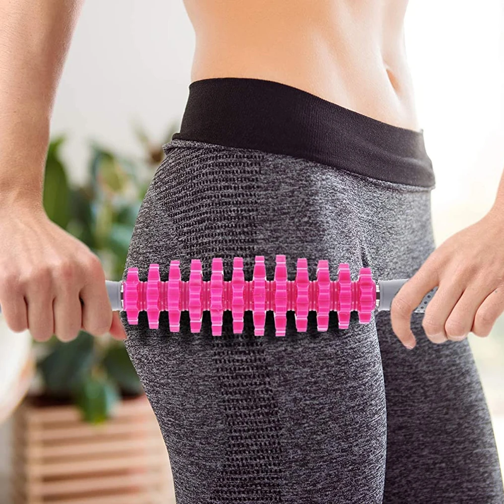 ROULEAU DE MASSAGE en liège sport musculation fascias pilates yoga gym