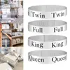 King Twin Full Queen Space-saving Closet Organization Sheet Organizer Belt Bed Sheets Storage Bands Sheet Straps 3