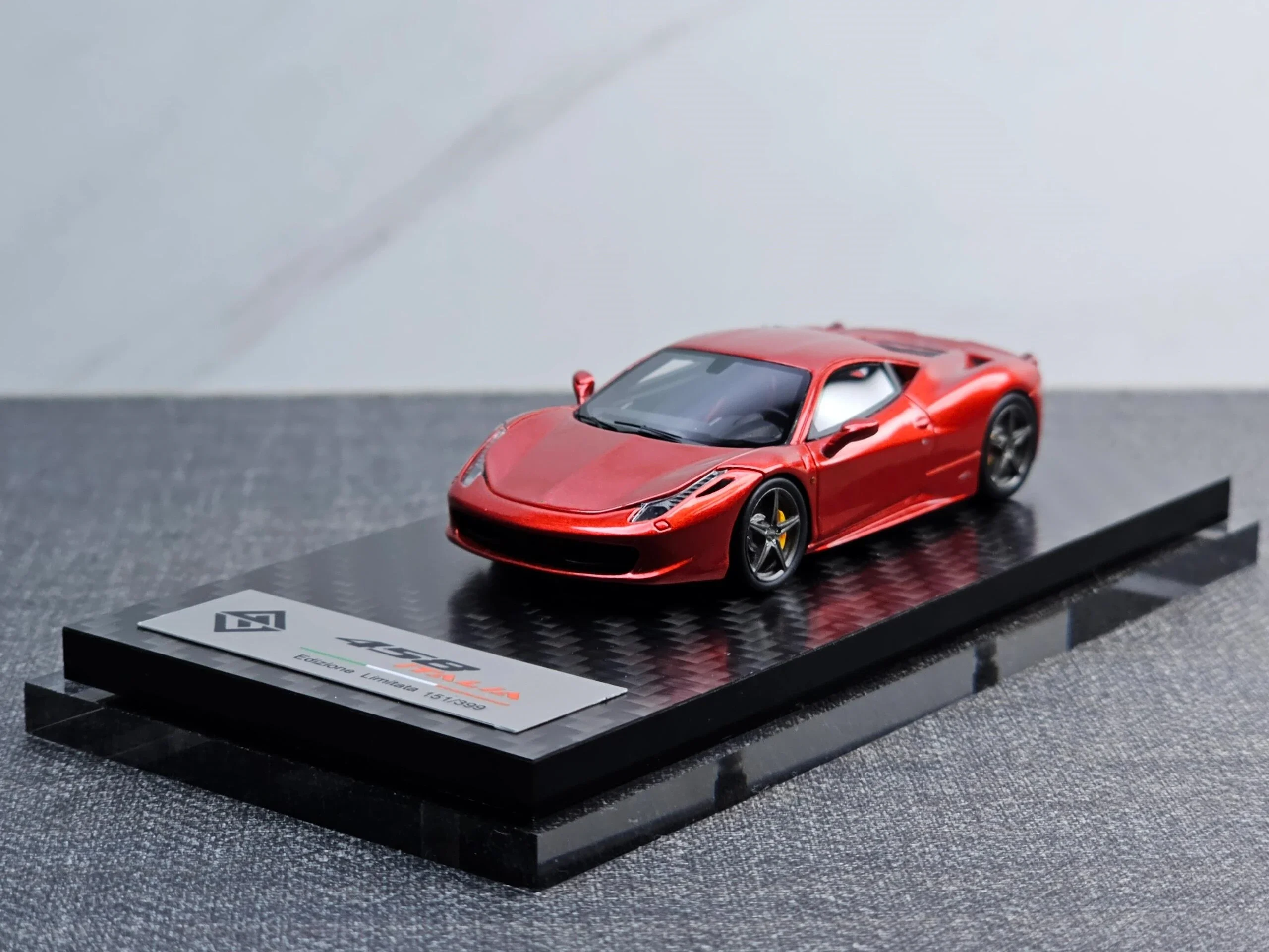 GOD WEALTH 1:64 Ferrari 458 Italia GW Dragon Edition – Modèle Résine Voiture De Collection