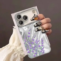 Elegant Light Purple Lavender Phone Case with Electroplated Lens Protection - iPhone SE (2020) (BA - T2391)
