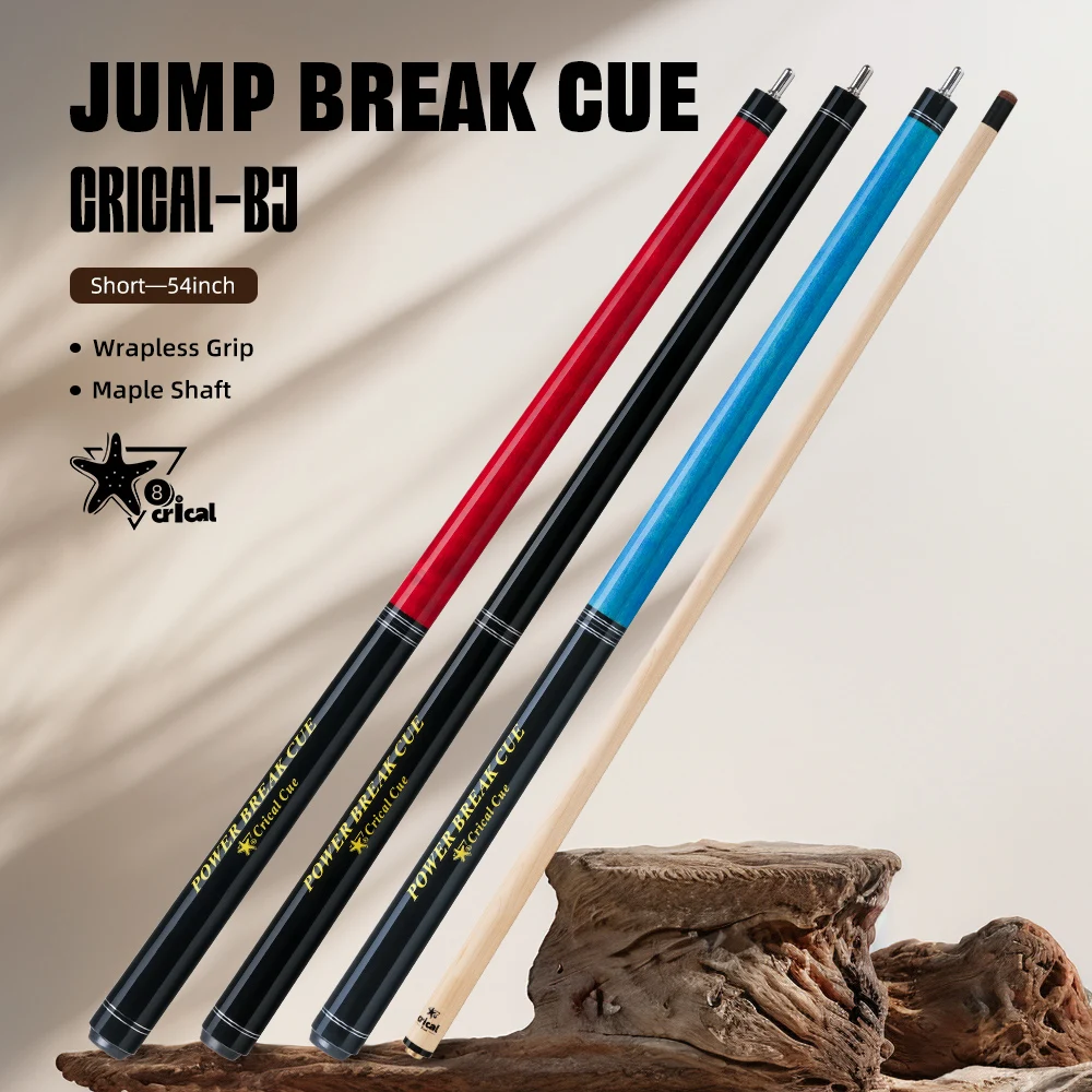Crical Break Jump Cue with 3 Piece 13.2mm Professional Maple Shaft