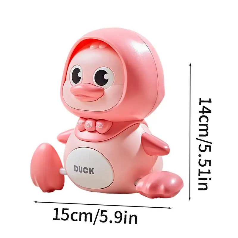 Musical Duck Toy Baby Electronic Swing Pet Crawling Toy Musical Toy Electric With Sound And 2 Light Modes Educational Fun Toys 6