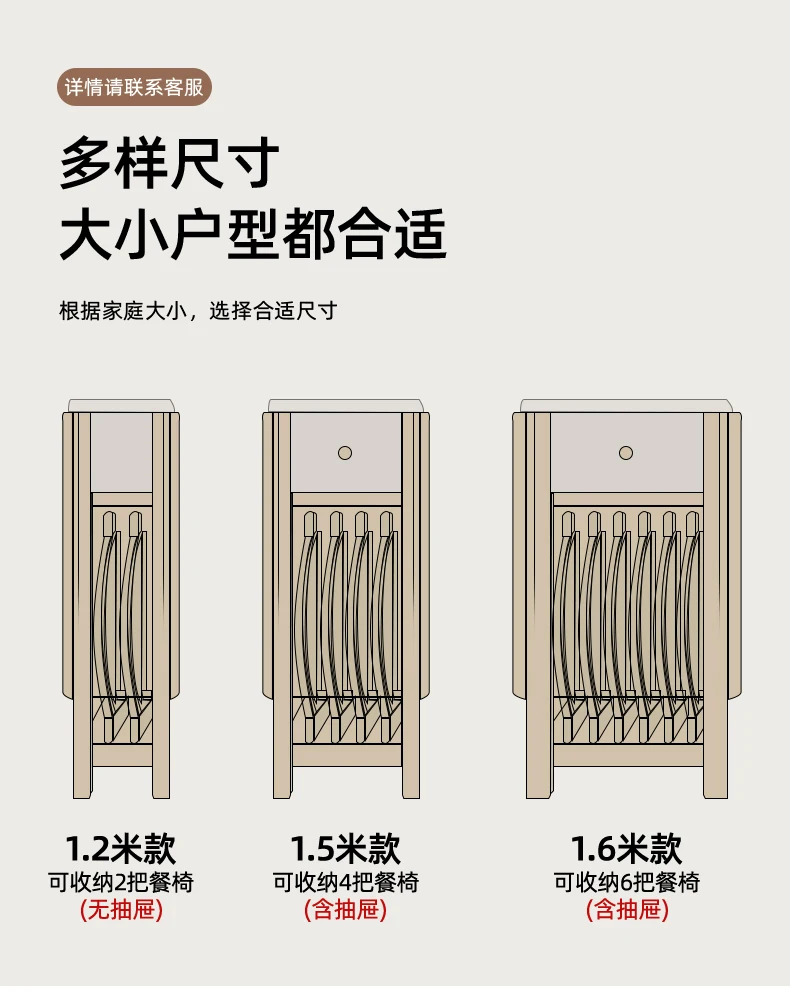 Description Picture 6 of itemFolding Dining Table Set 6 Chairs Luxury Vintage Square Dining Table Extensio Nordic Mesas Y Sillas De Comedor Kitchen Furniture