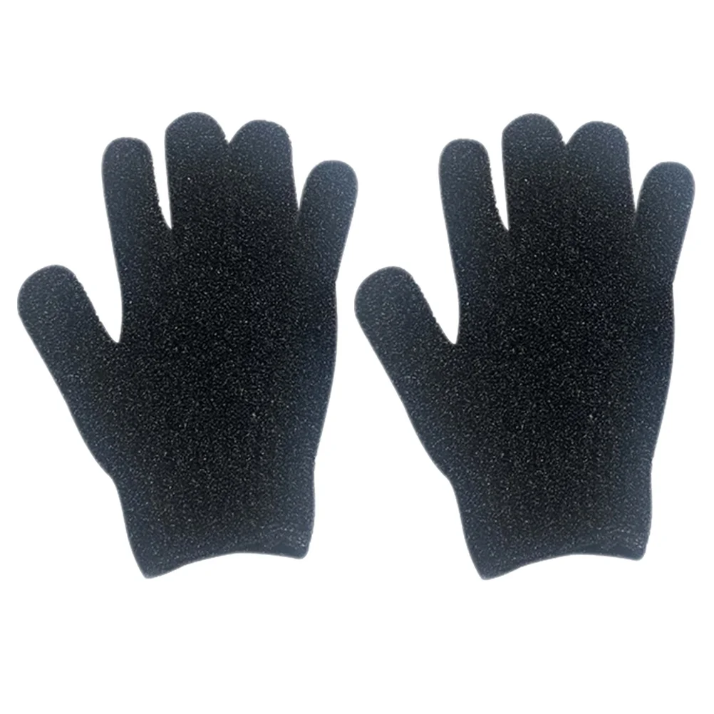 

2 PCS Womens Mens Glove Bath Frosted Bathing Scrubbing for Body Exfoliating Women's