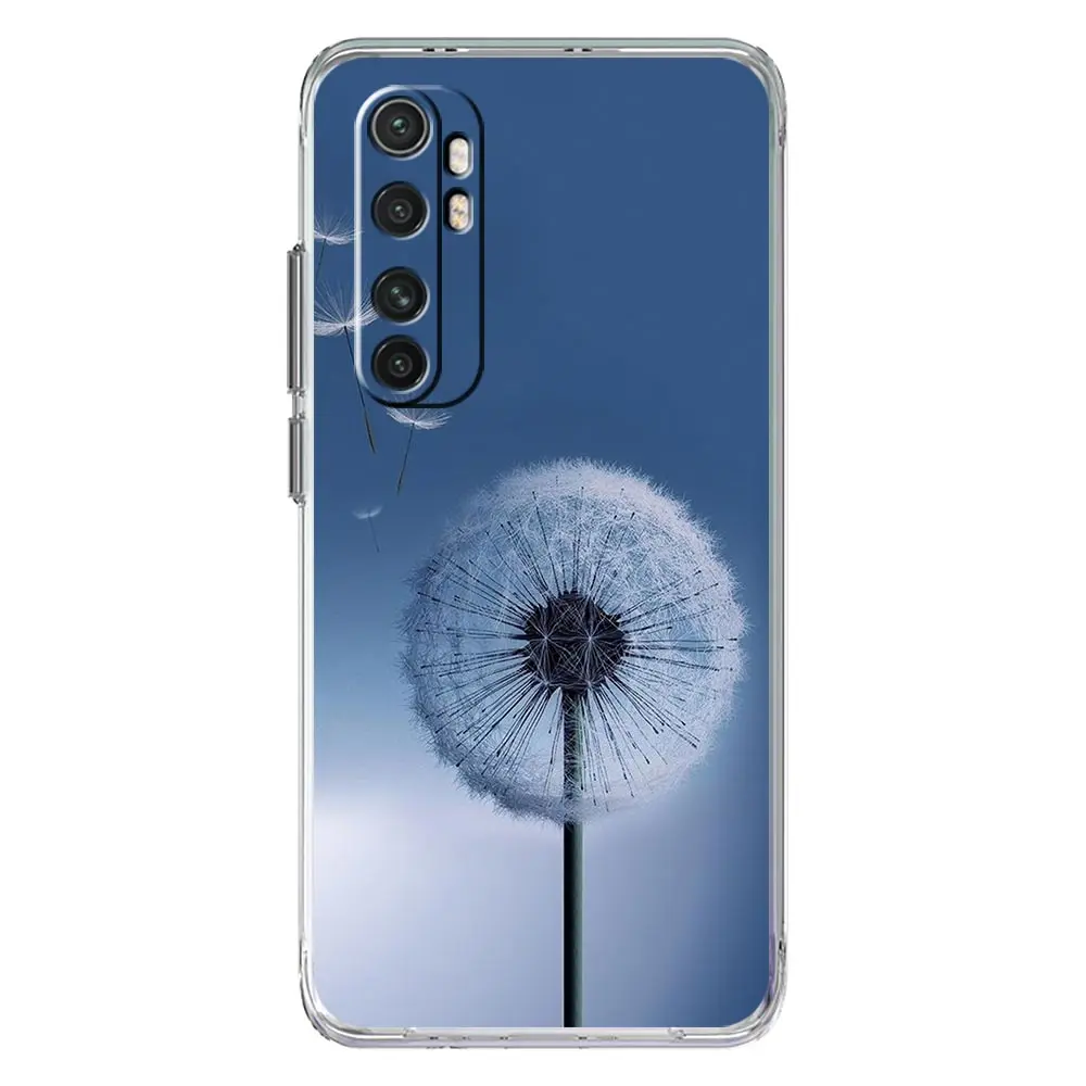 Clear TPU Phone Case with Dandelion Flower Design