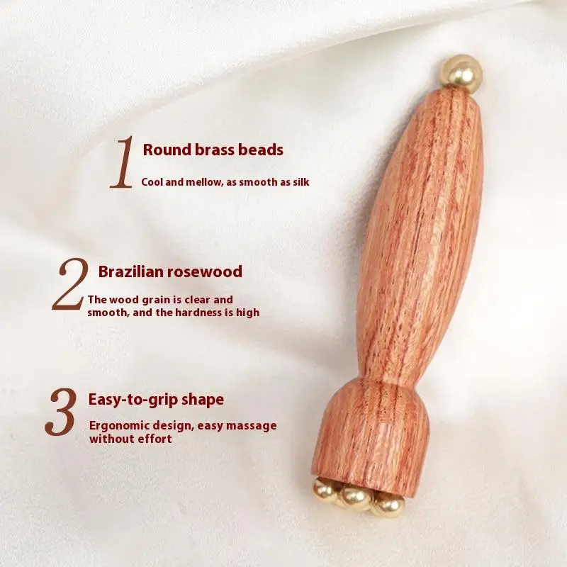 Brass Lotus Eye Massage Stick A Facial Gua Sha Tool A Handheld Tool For Eye Relaxation And Meridian Acupressure Massage Tools