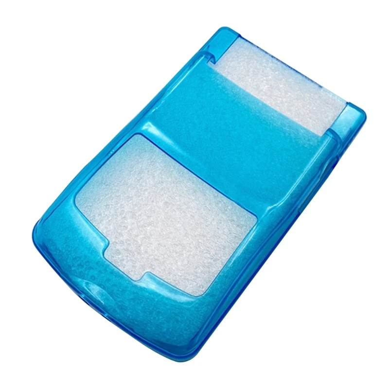 게임 보이 컬러 GBC 게임 콘솔 용 크리스탈 쉘 소프트 TPU 보호 커버, 충격 방지 보호 슬리브 53CF
