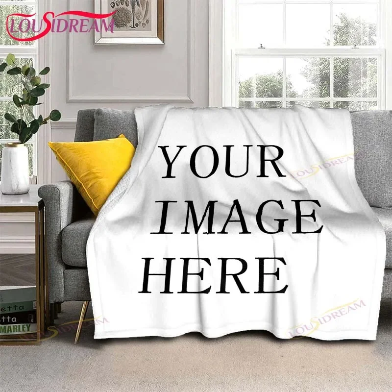 

DIY Pictures Custom blanket Fashion Flannel Blanket children Christmas gift and Birthday Warm soft sofa bed