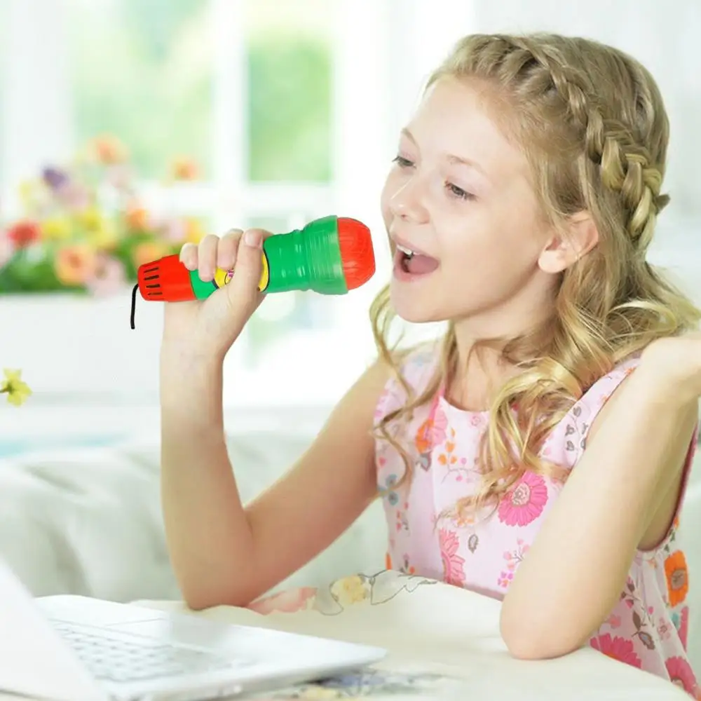 Stimmewechselndes Mikrofon-Spielzeug, Echo-Mikrofon-Spielzeug, batterielos, magisches Karaoke-Mikrofon-Spielzeug, Kleinkinder, Sprachverstärkung, Rollenspielzeug – Detail 10