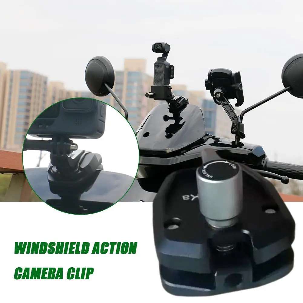 

Фиксированный кронштейн для экшн-камеры/insta360 крепление на лобовое стекло мотоциклетного шлема B4J1