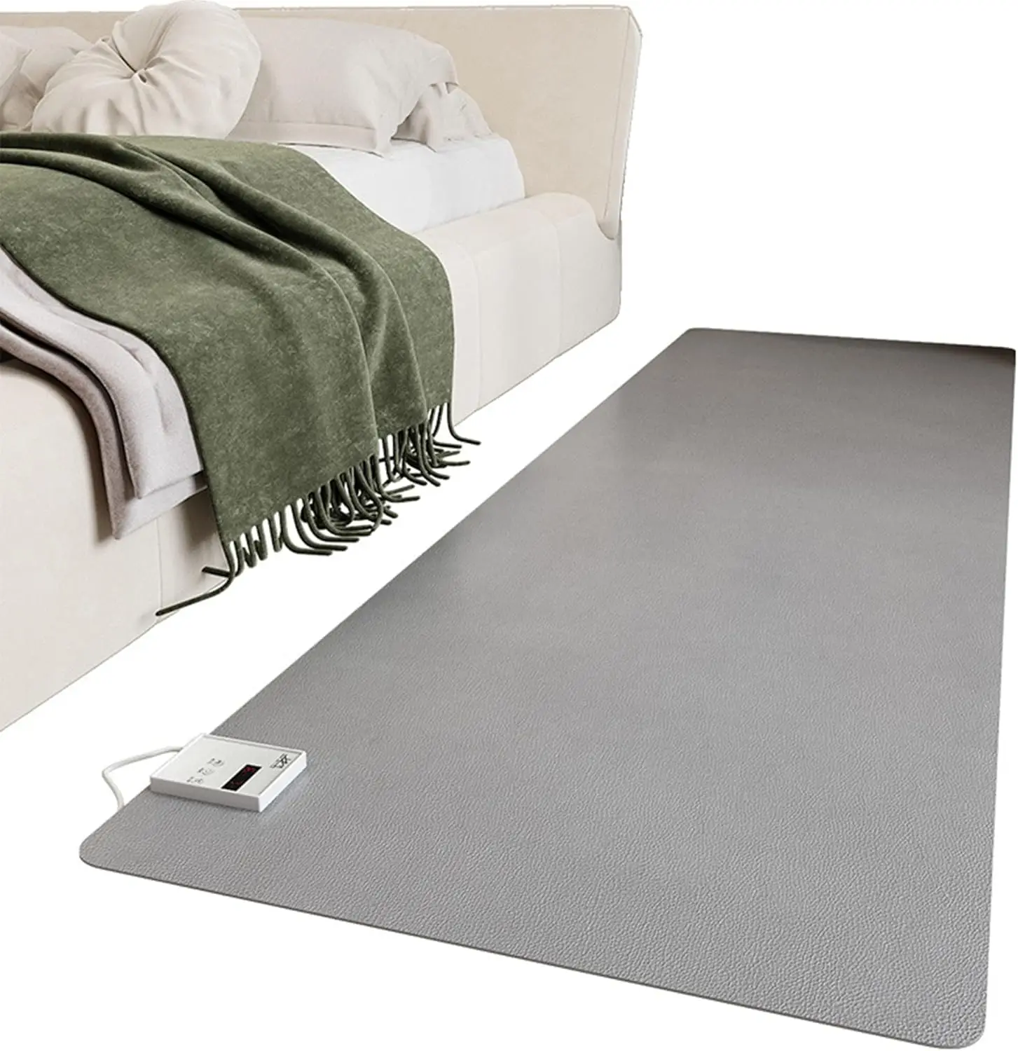 Radiant Floor Heater, Electric Heated Area Rug, Electric Heating Carpet, Indoor Floor Heater, Waterproof/6 Gear