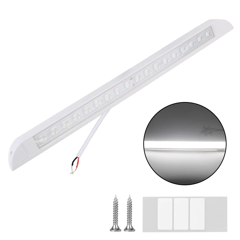 קרוון חיצוני מנורת 12-28v 18 הוביל מנורה הסוכך 6000k עבור Rv קרוואן פנים קיר מנורות חוץ קמפינג ציוד אור