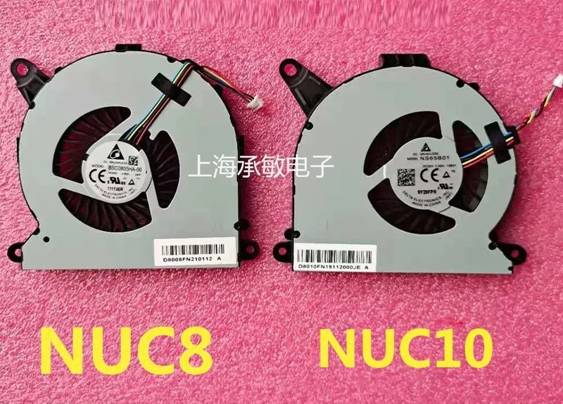 Di Raffreddamento Della Cpu Originale Ventola Di Raffreddamento Per Intel Nuc Nuc8I7Beh Nuc8I5Beh Nuc8I3Beh Bsc0805Ha-00 M.2 + Sata3 Bazb0808R5H D0800