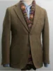 1 Pieces Herringbone Single Breasted Slim Fit Casual Men's Blazers Sets Wool Coat for Men Blazers Luxury Designer Male 2