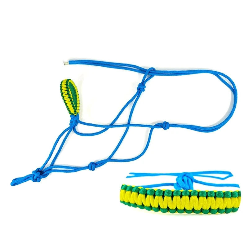 Horse Halters Braided Nylon Rope Wear Resistant Rope Halter Horse Training Tool 2