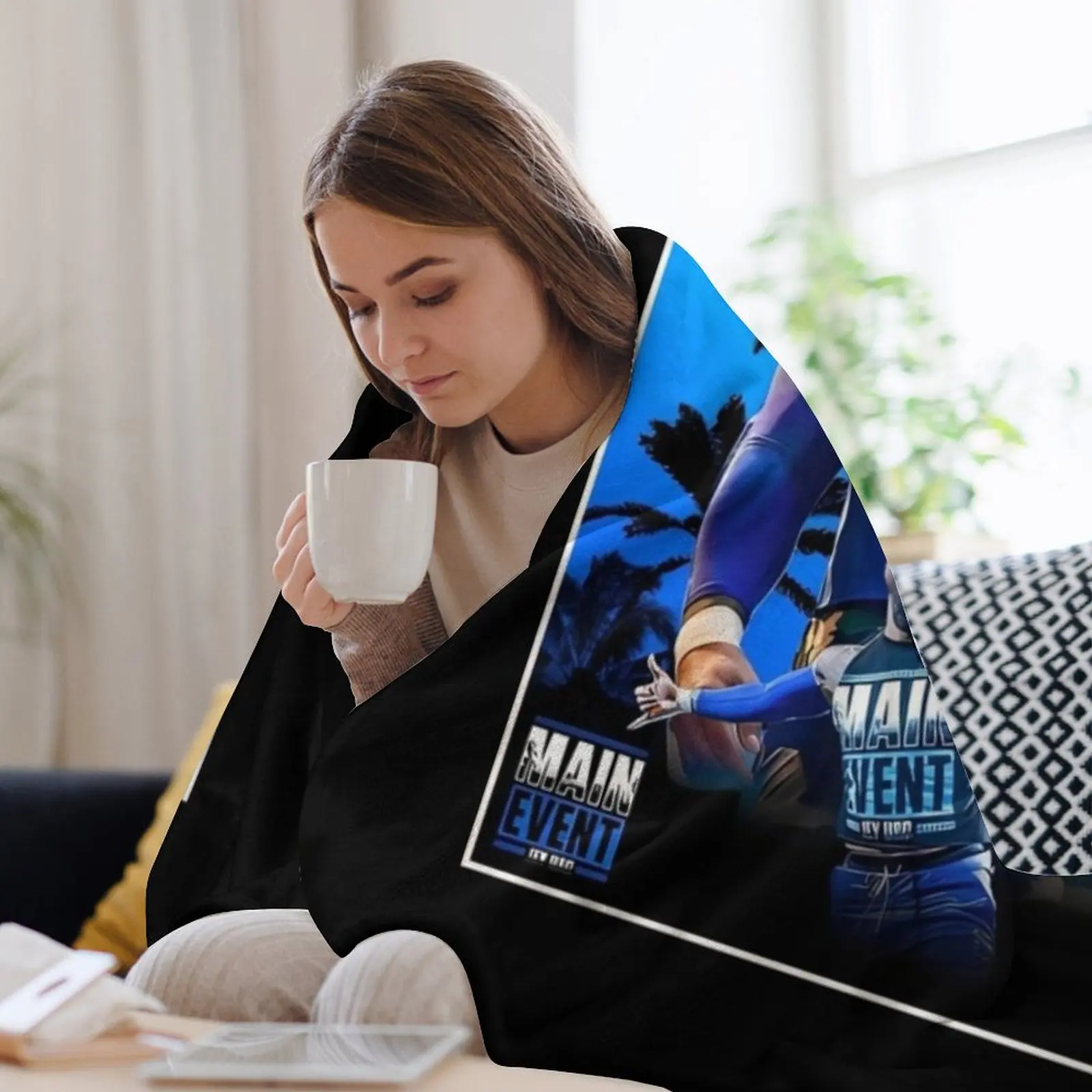MAIN EVENT JEY USO Throw Blanket Comforter christmas gifts Luxury St anime Blankets 3