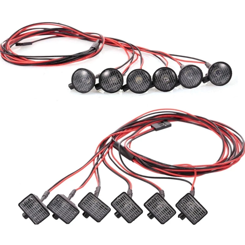 

LED Roof Spotlights Headlight for Redcat D90 Tamiya Scx10 Hpi Car Toy Model DropShipping