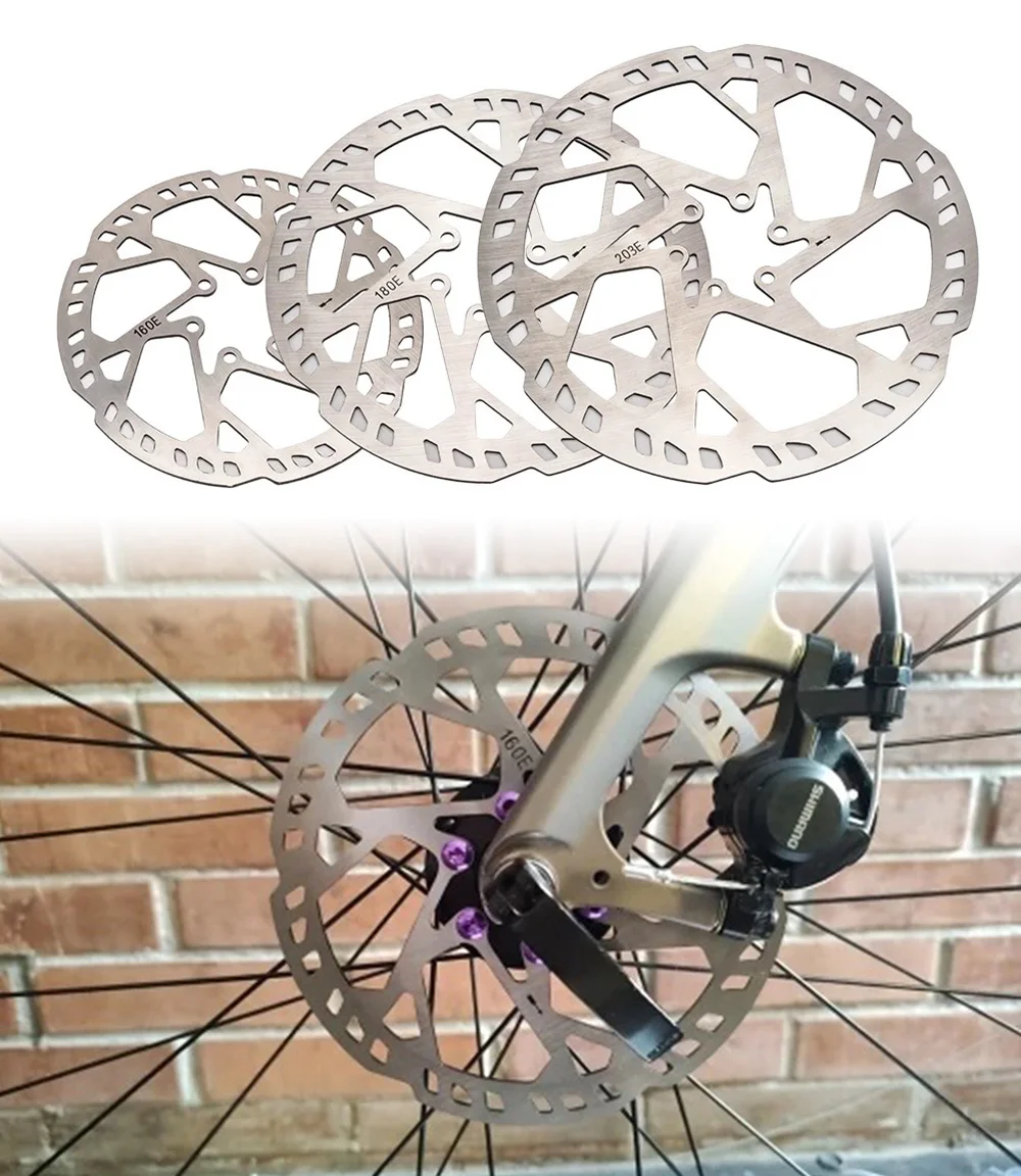 Powerful Ztto Mtb Disc Rotor 2.3mm Thick 6 Bolt 160 180 203 220 Braking Boost