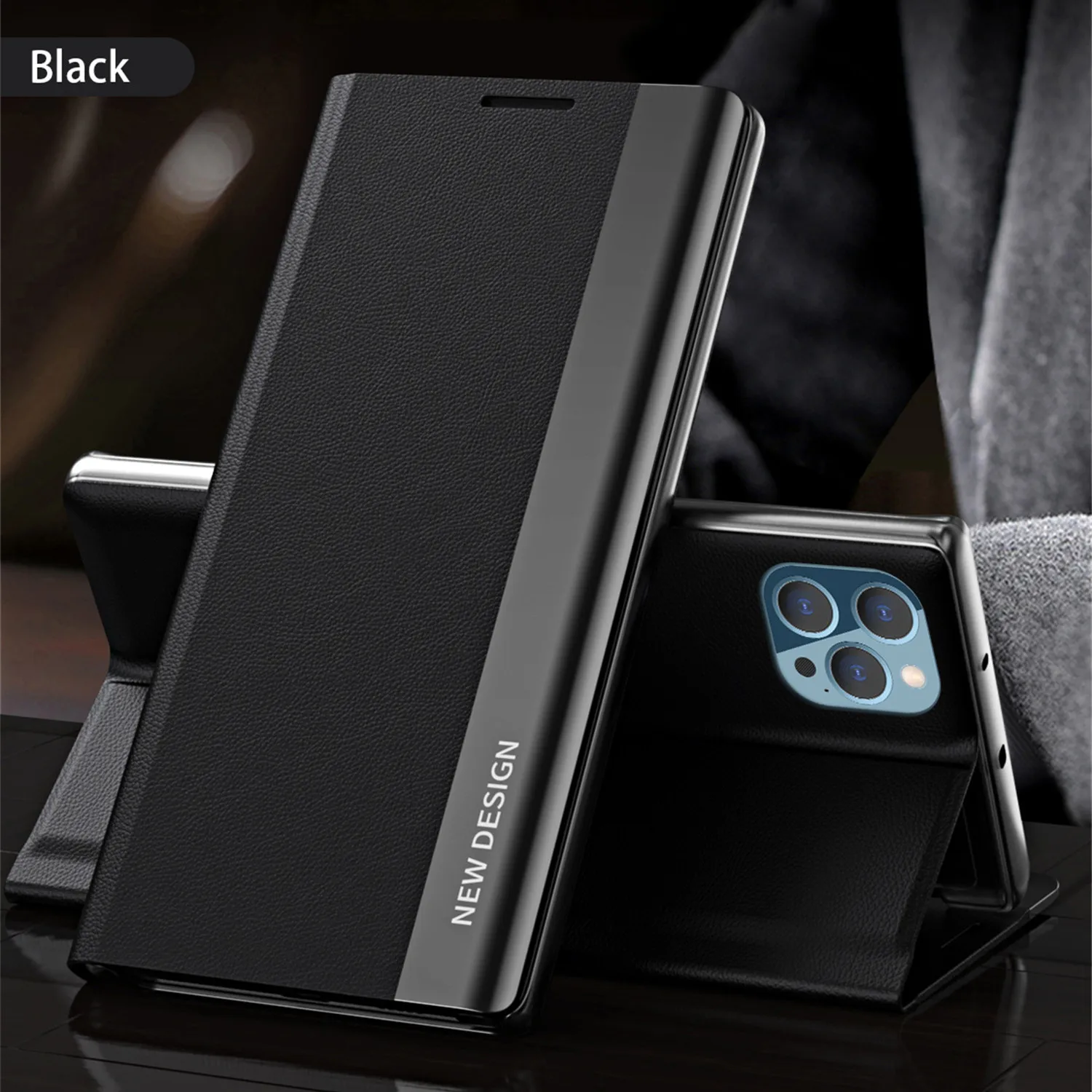 Luxury Ultrathin Flip Leather Case with Bracket Cover