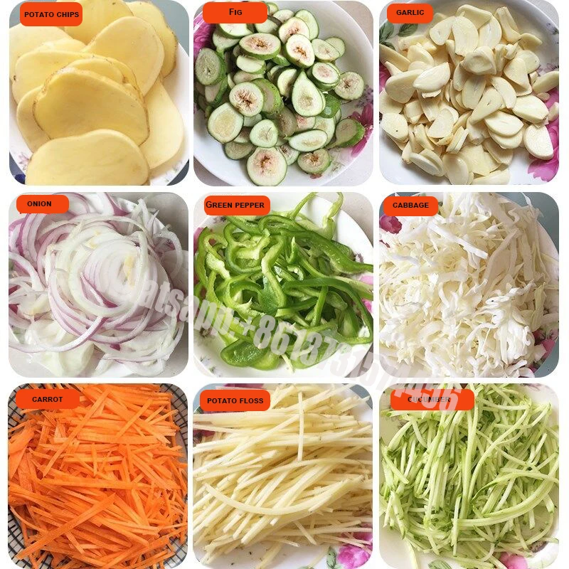 Commercial Automatic Cucumber Cutter Machine Multifunction Cutting Machine  Electric Vegetable Slicer Potato Shredder From Lynn815, $274.8