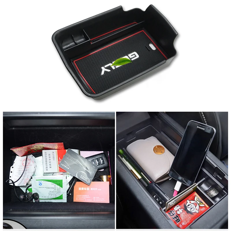 

Контейнер для хранения Kx11 GEELY Monjaro Manjaro 2022 2023 Xingyue L с центральным подлокотником, контейнер-органайзер для центральной консоли