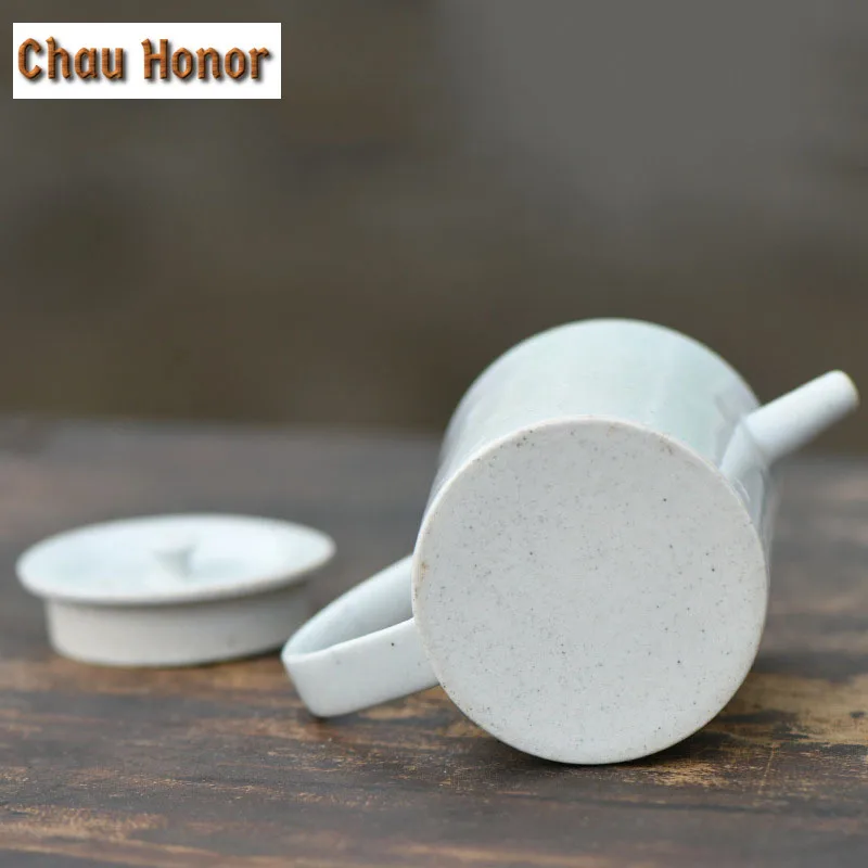 180ml Nordic Style Coarse Porcelain Teapot Handmade Japanese Style Household Teakettle With Strainers Drinkware Gift Packaging