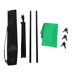 Professional Lightweight Green Screen Backdrop Set with Stand (Green)