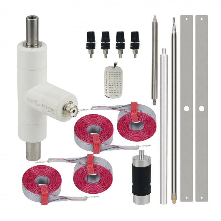 

GPTWO Portable HF Antenna 7MHz-7.3MHz 14MHz-14.350MHz Shortwave Antenna Set for Outdoor Uses