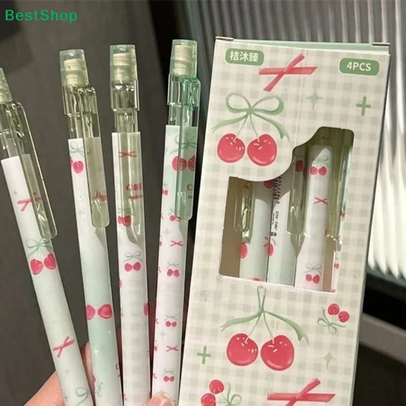 〔R〕4Pcs 0.5mm Mechanical Pencils With Eraser Smooth Writing Erasable Automatic Pencil School Office Supplies Student Stationery - 6